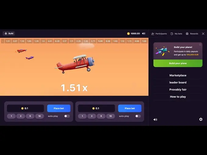 Aviatrix crash game gameplay screenshot by Aviatrix